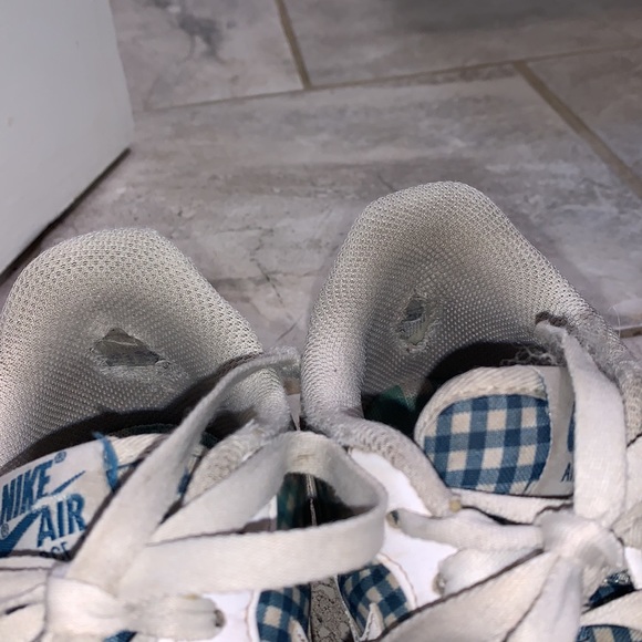 RARE rainbow gingham Air Force ones 1s !!! - Picture 6 of 6